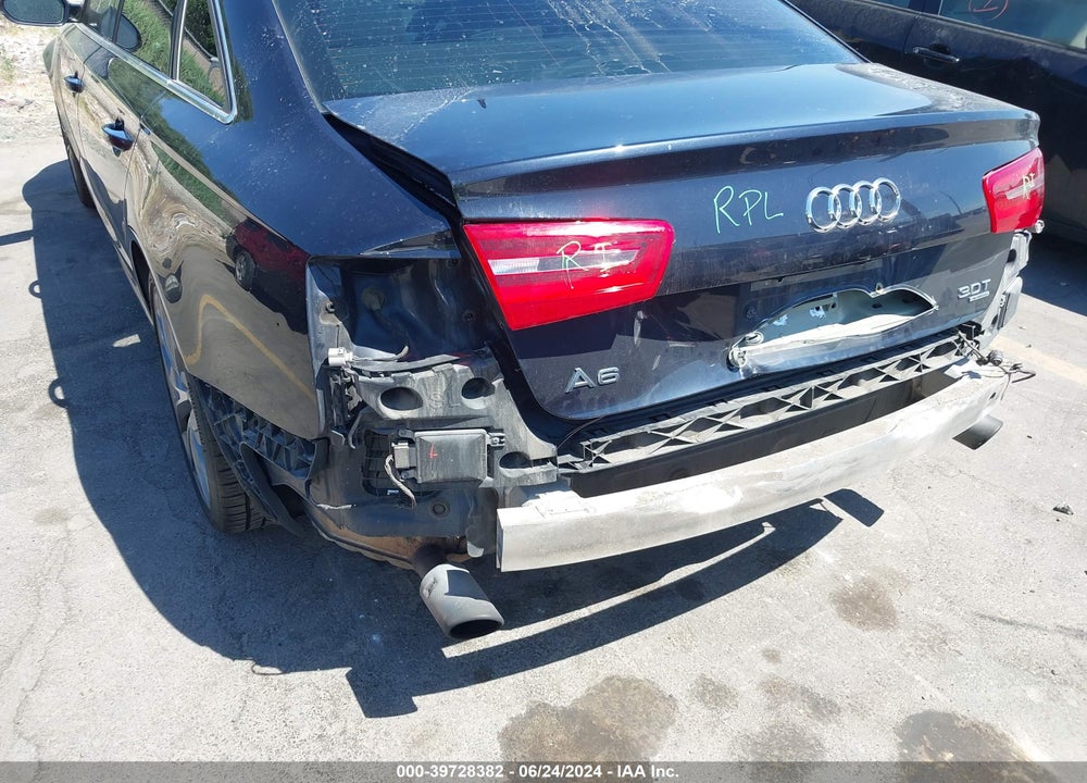 2012 AUDI A6 3.0 PREMIUM VIN: WAUJGAFC6CN177793