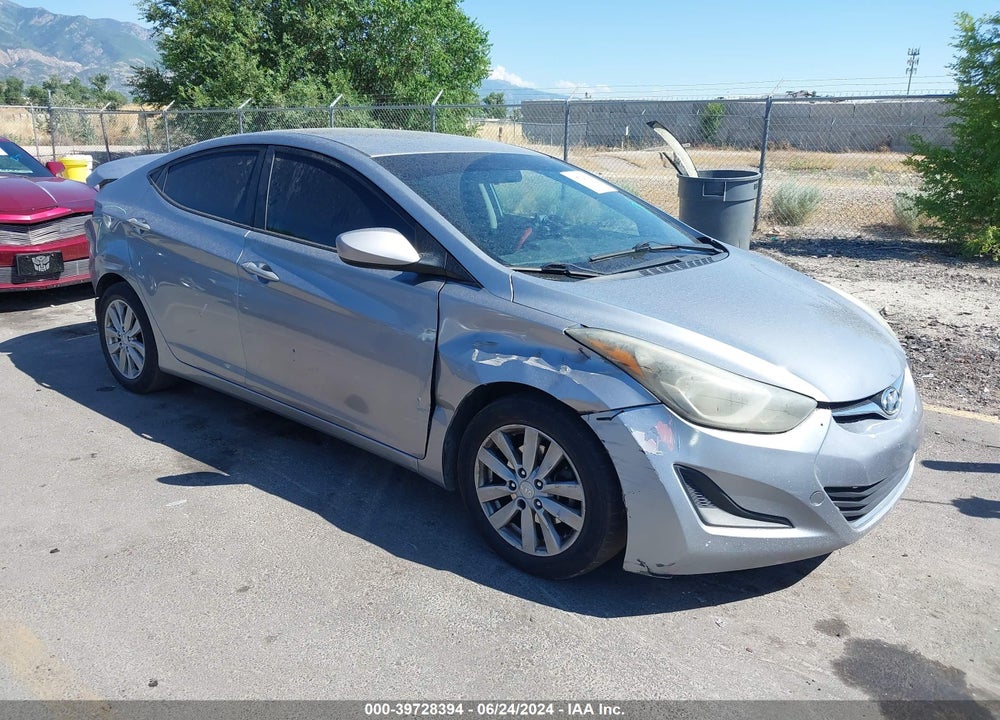 2016 HYUNDAI ELANTRA SE VIN: 5NPDH4AE6GH686053