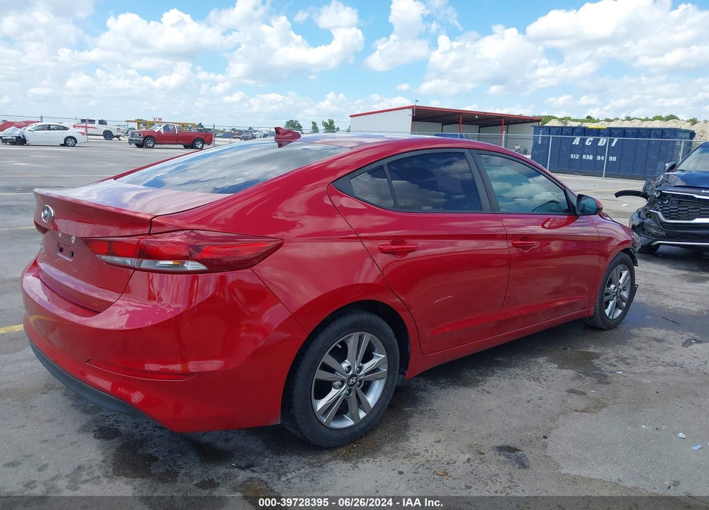 2017 HYUNDAI ELANTRA VALUE EDITION VIN: KMHD84LF0HU238710