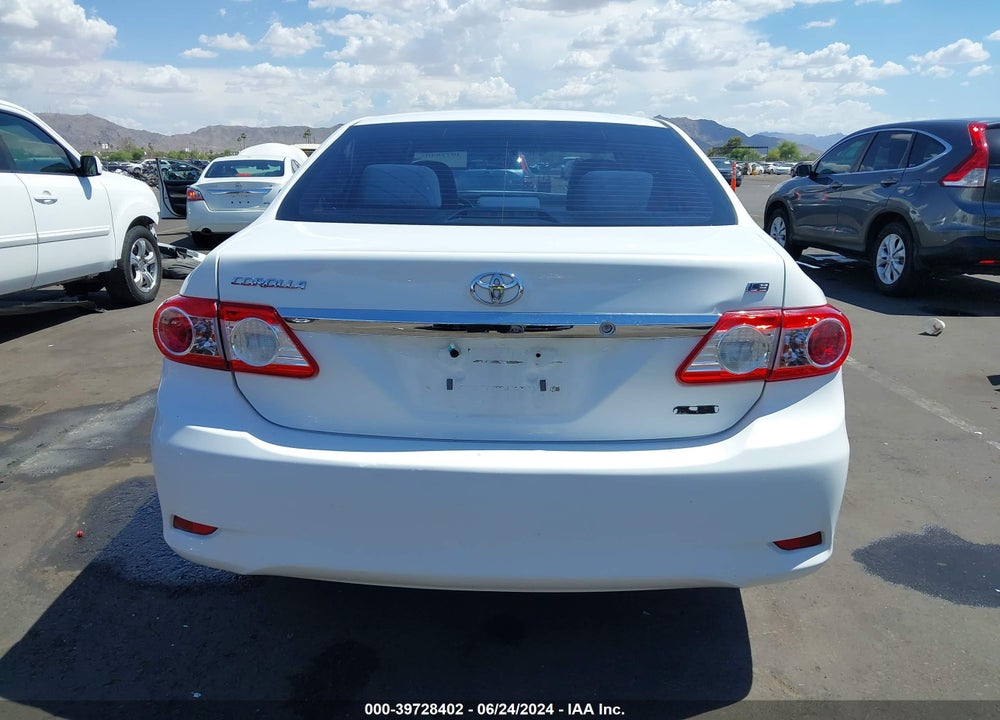 2013 TOYOTA COROLLA LE VIN: 2T1BU4EE2DC981288