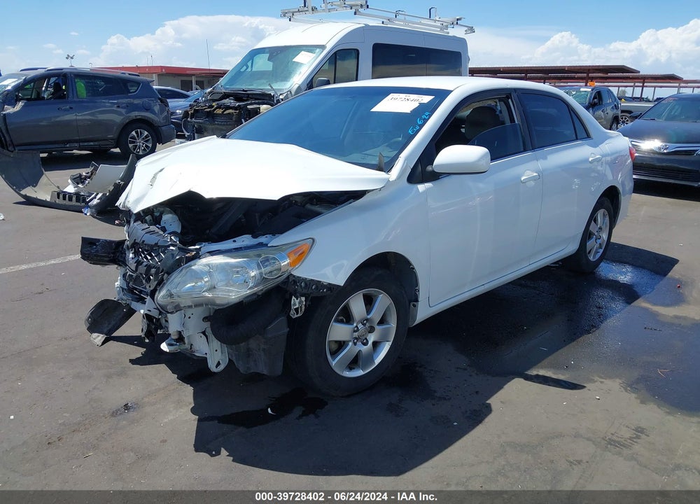 2013 TOYOTA COROLLA LE VIN: 2T1BU4EE2DC981288