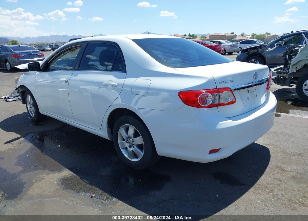 2013 TOYOTA COROLLA LE VIN: 2T1BU4EE2DC981288