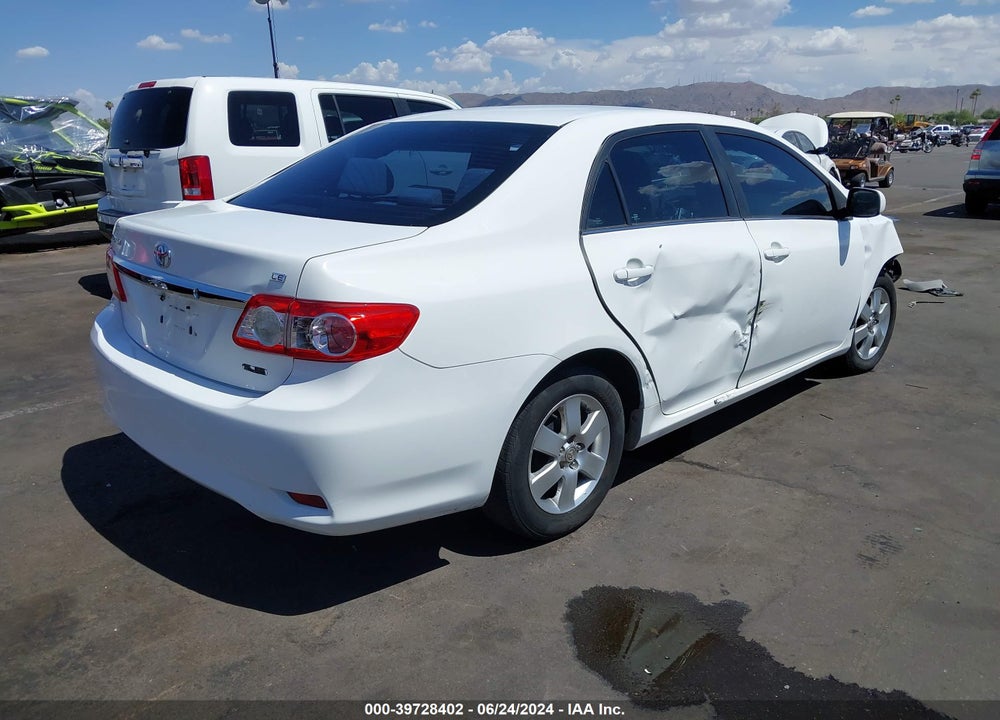 2013 TOYOTA COROLLA LE VIN: 2T1BU4EE2DC981288
