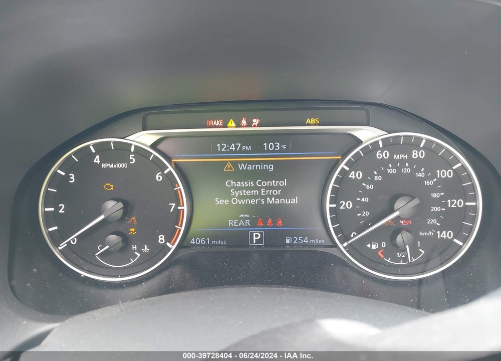 2024 NISSAN ALTIMA SR FWD VIN: 1N4BL4CV6RN319116