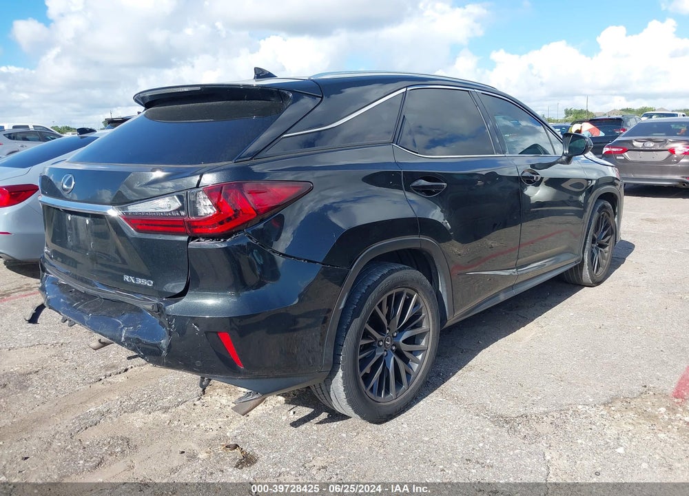 2017 LEXUS RX 350 F-SPORT VIN: 2T2BZMCA8HC092417