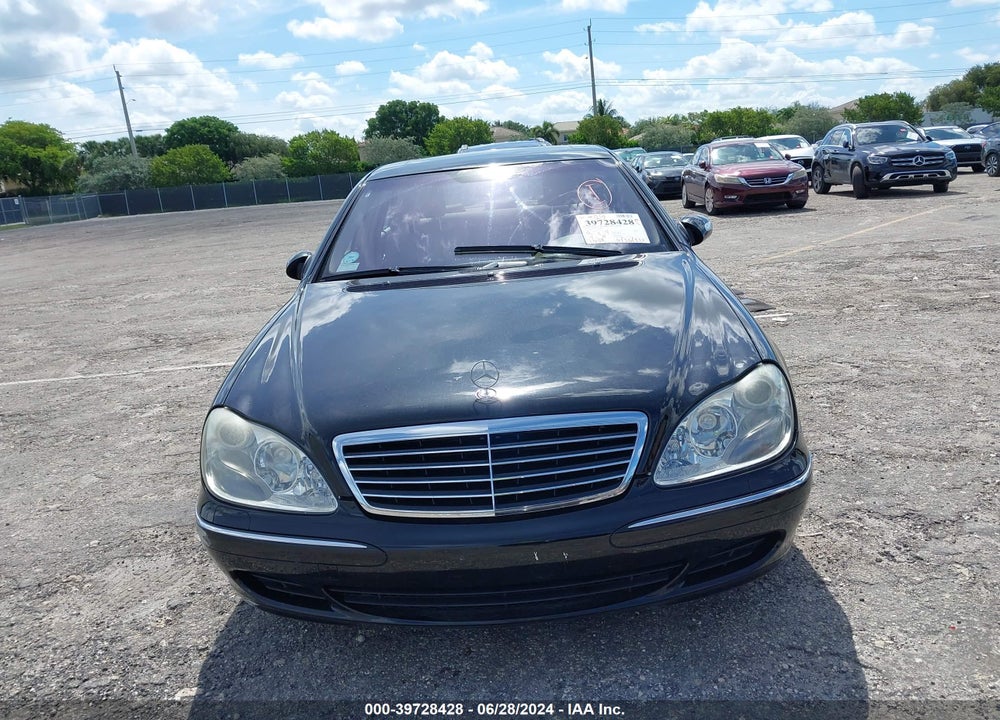2003 MERCEDES-BENZ S 500 VIN: WDBNG75J03A329502
