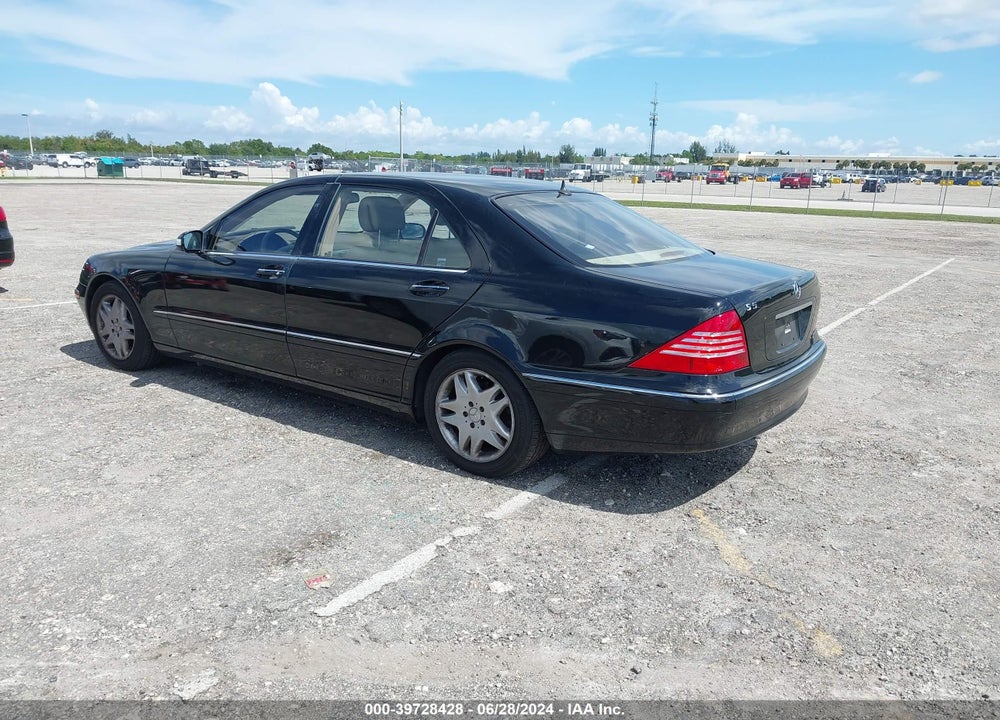 2003 MERCEDES-BENZ S 500 VIN: WDBNG75J03A329502