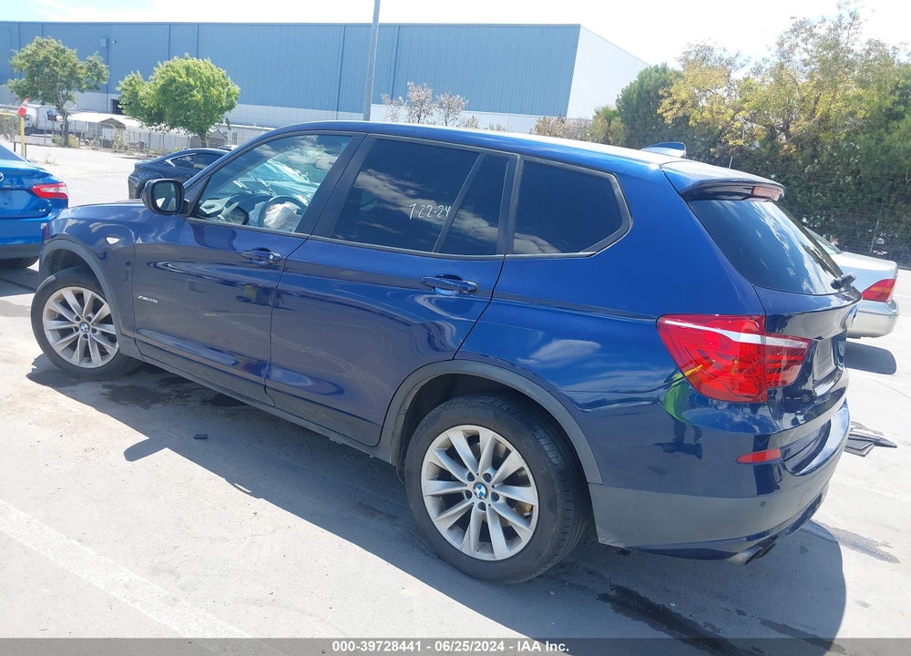 2013 BMW X3 XDRIVE28I VIN: 5UXWX9C51D0A14997