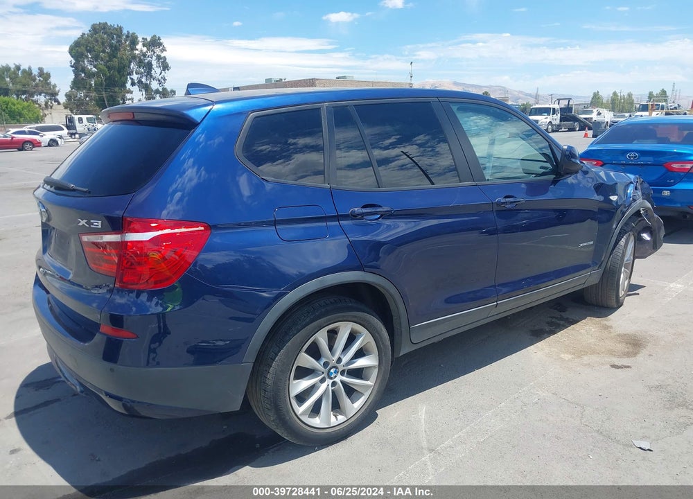 2013 BMW X3 XDRIVE28I VIN: 5UXWX9C51D0A14997