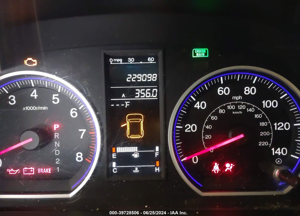 2008 HONDA CR-V EX-L VIN: 5J6RE48758L029578