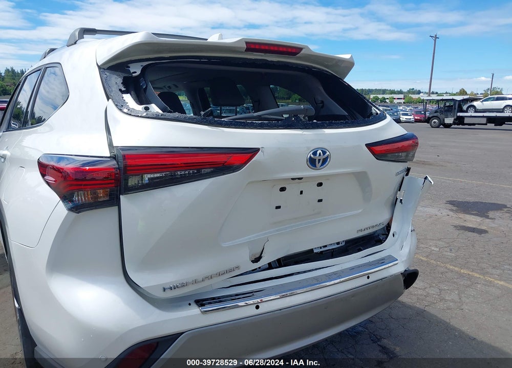 2021 TOYOTA HIGHLANDER HYBRID PLATINUM VIN: 5TDEBRCH3MS018033