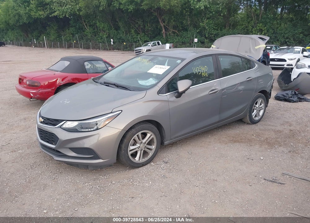 2017 CHEVROLET CRUZE LT AUTO VIN: 1G1BE5SMXH7167078