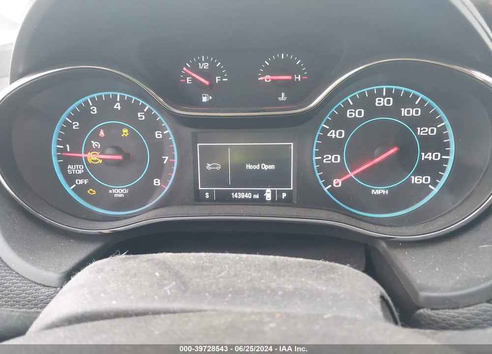 2017 CHEVROLET CRUZE LT AUTO VIN: 1G1BE5SMXH7167078