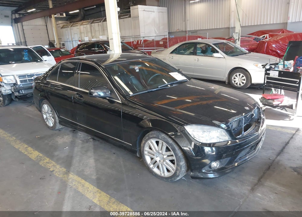 2009 MERCEDES-BENZ C 300 LUXURY/SPORT VIN: WDDGF54X89F205664