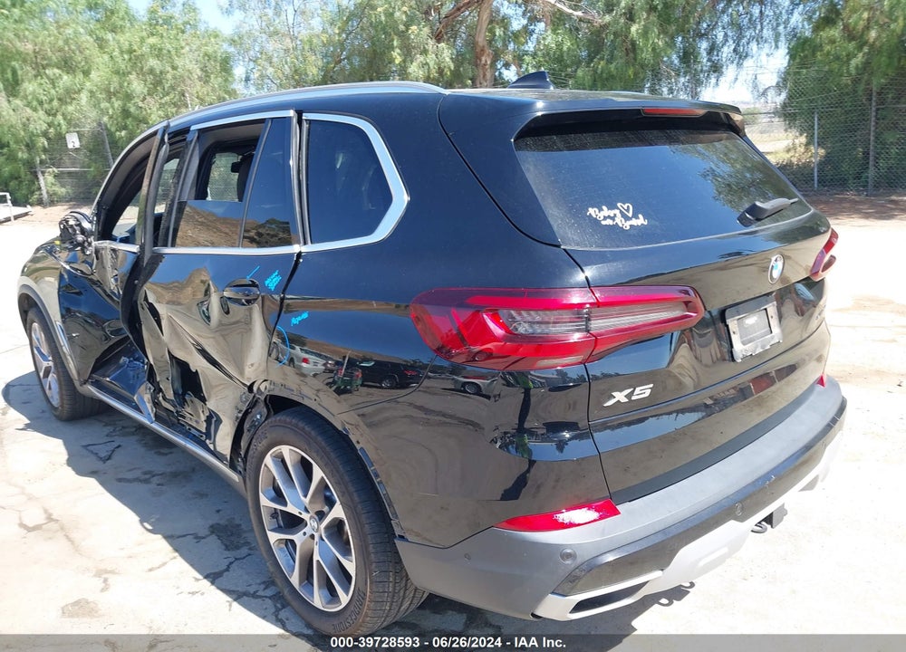 2022 BMW X5 SDRIVE40I VIN: 5UXCR4C01N9J93640