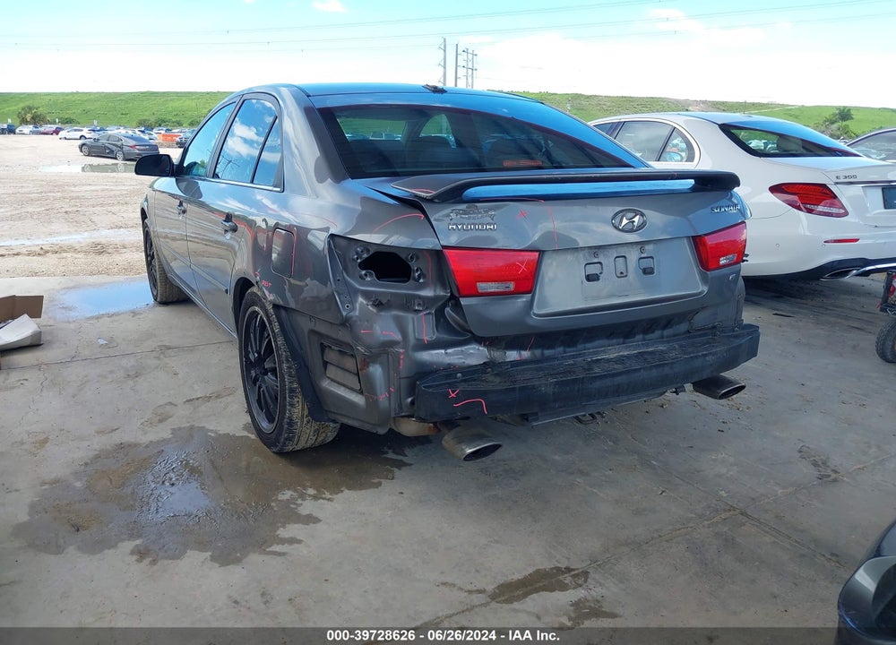 2009 HYUNDAI SONATA GLS V6 VIN: 5NPET46F09H461179
