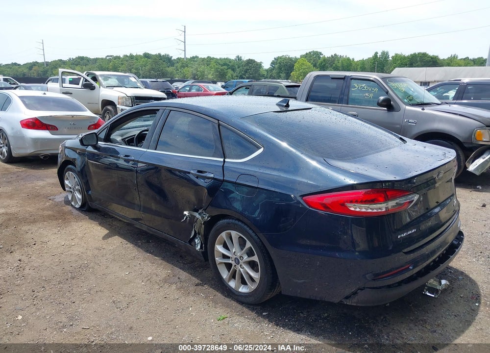 2020 FORD FUSION SE VIN: 3FA6P0HD3LR255846