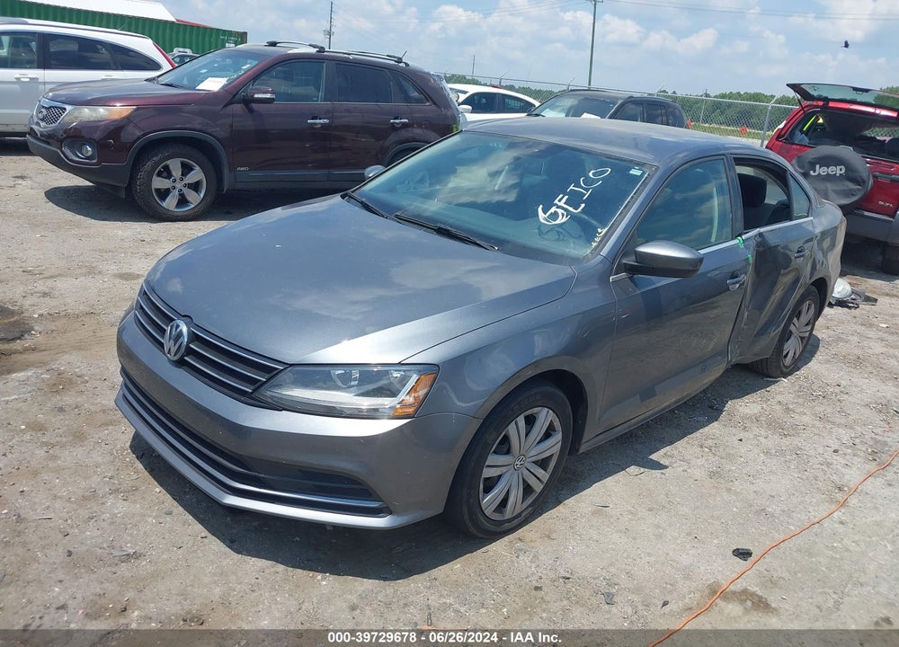 2017 VOLKSWAGEN JETTA 1.4T S VIN: 3VW2B7AJ0HM392308