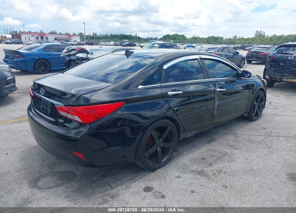 2014 HYUNDAI SONATA LIMITED VIN: 5NPEC4AC5EH910430