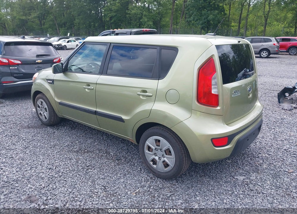 2012 KIA SOUL VIN: KNDJT2A5XC7463079
