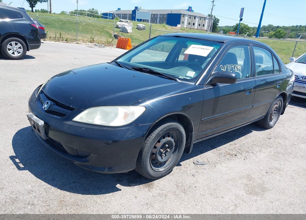 2005 HONDA CIVIC LX VIN: 1HGES16505L000211
