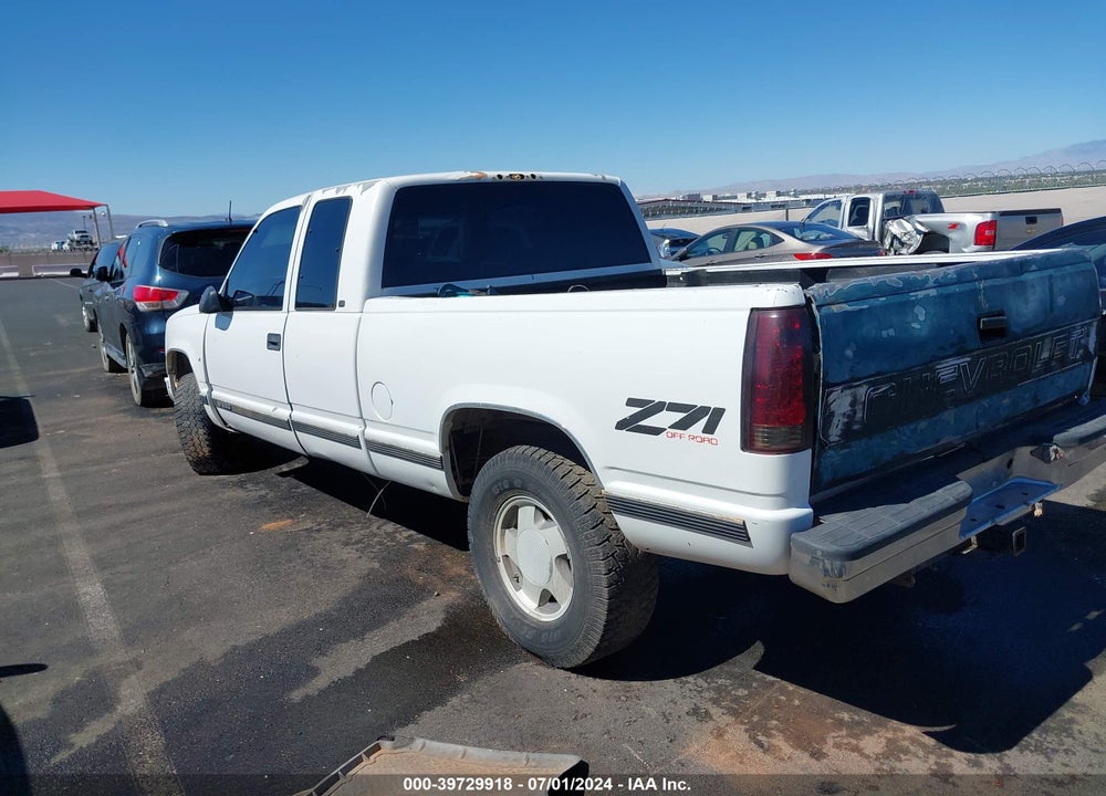 1997 CHEVROLET K1500 FLEETSIDE VIN: 2GCEK19RXV1274874