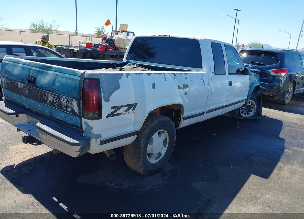 1997 CHEVROLET K1500 FLEETSIDE VIN: 2GCEK19RXV1274874