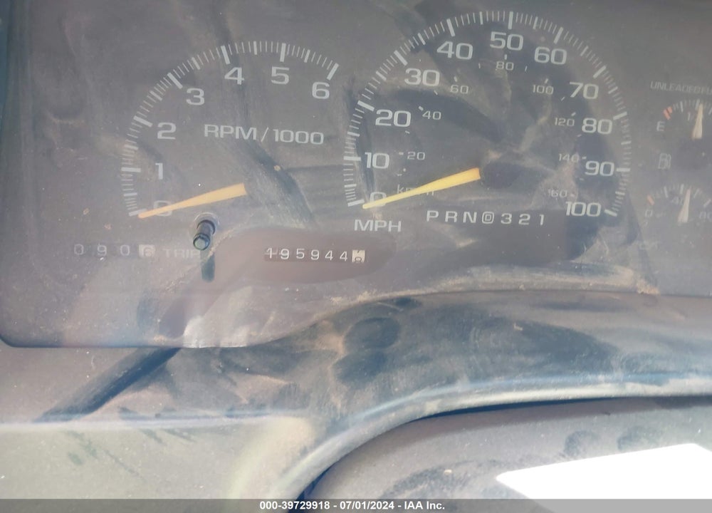 1997 CHEVROLET K1500 FLEETSIDE VIN: 2GCEK19RXV1274874