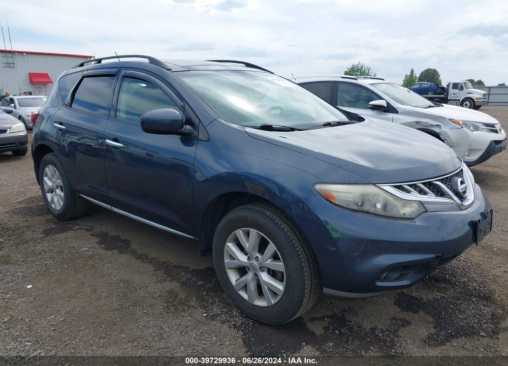2013 NISSAN MURANO SL VIN: JN8AZ1MW3DW315316