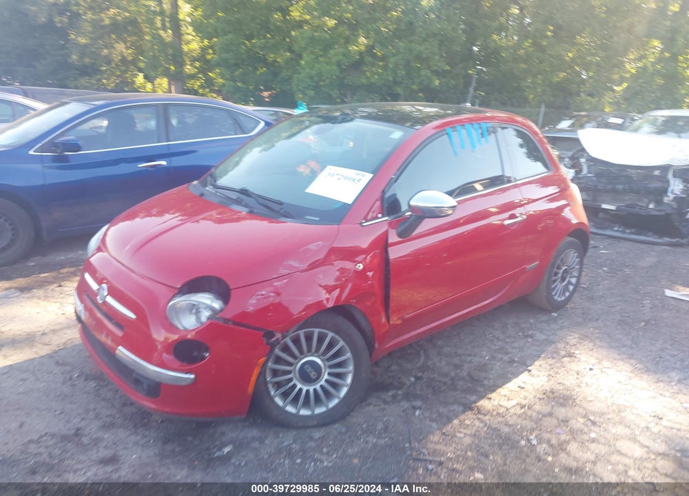 2013 FIAT 500 LOUNGE VIN: 3C3CFFCR4DT562957