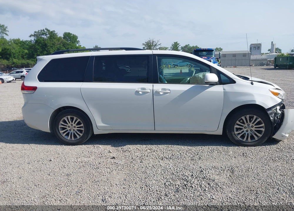 2012 TOYOTA SIENNA XLE V6 8 PASSENGER VIN: 5TDYK3DC3CS275141