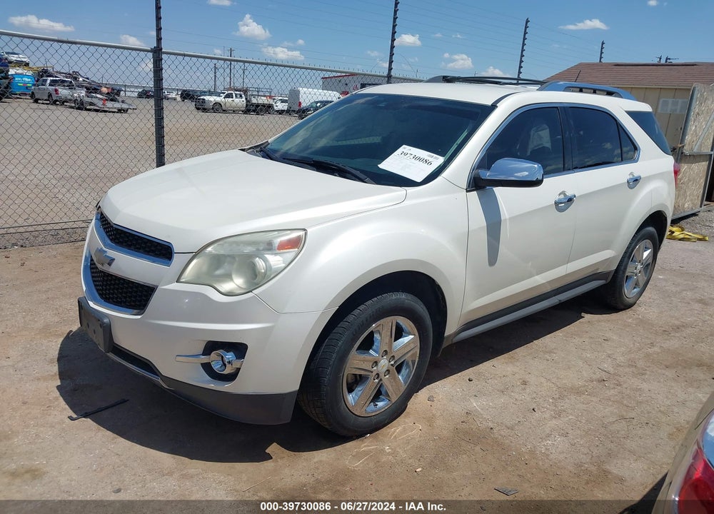 2014 CHEVROLET EQUINOX LTZ VIN: 1GNALDEK2EZ106943