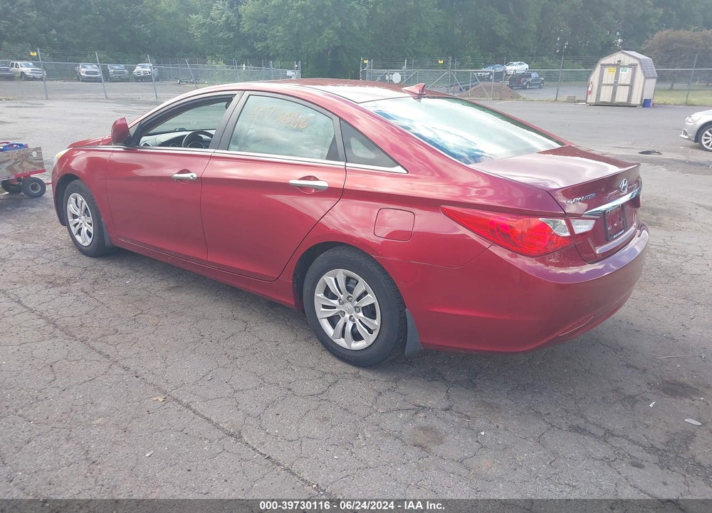 2012 HYUNDAI SONATA GLS VIN: 5NPEB4ACXCH497999