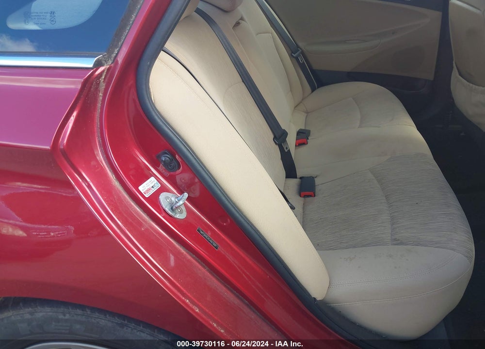 2012 HYUNDAI SONATA GLS VIN: 5NPEB4ACXCH497999