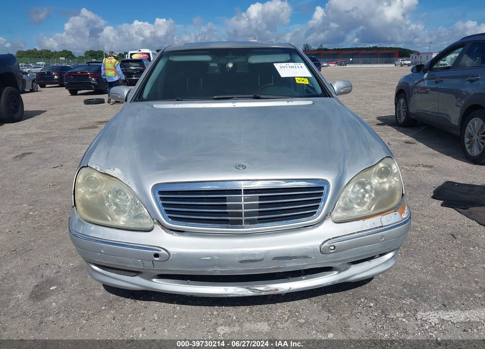 2001 MERCEDES-BENZ S 500 VIN: WDBNG75J51A156377
