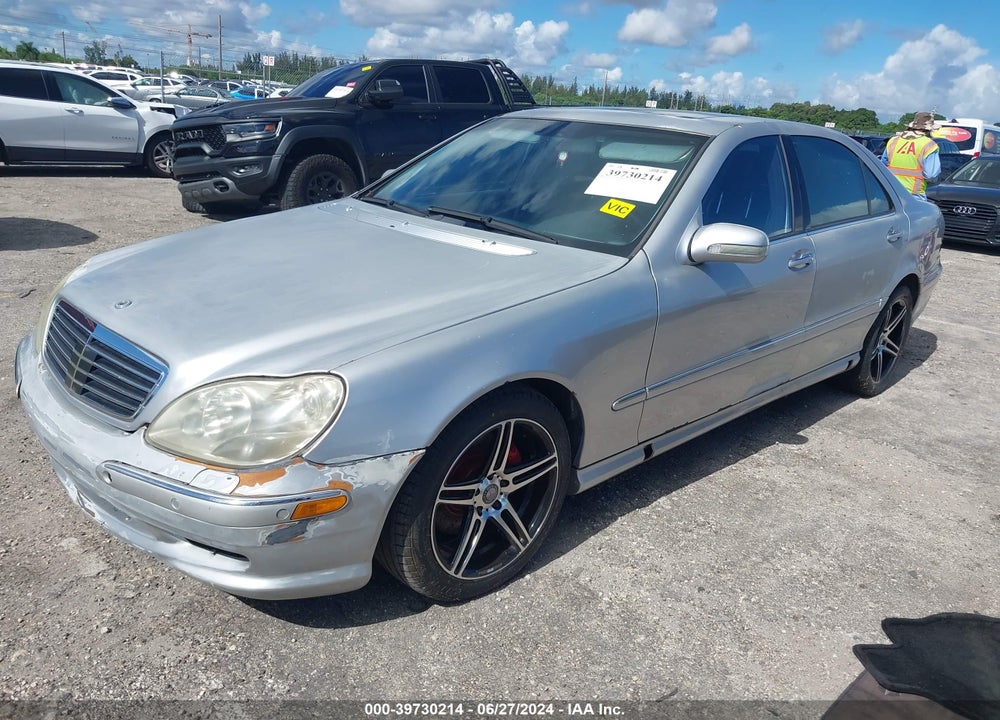 2001 MERCEDES-BENZ S 500 VIN: WDBNG75J51A156377