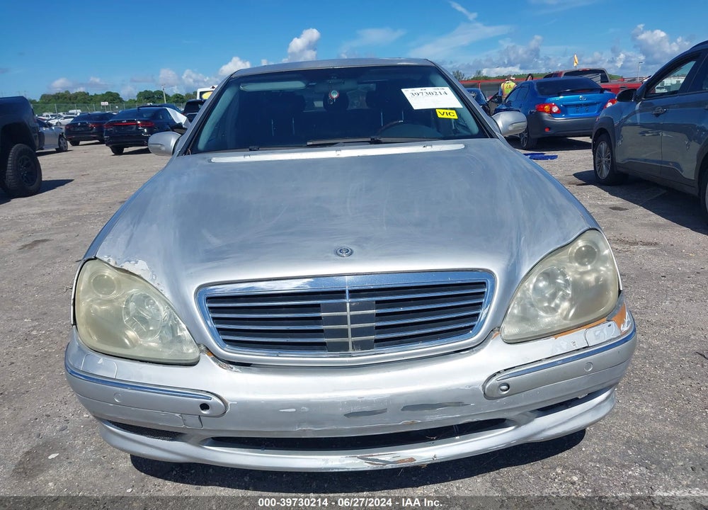 2001 MERCEDES-BENZ S 500 VIN: WDBNG75J51A156377