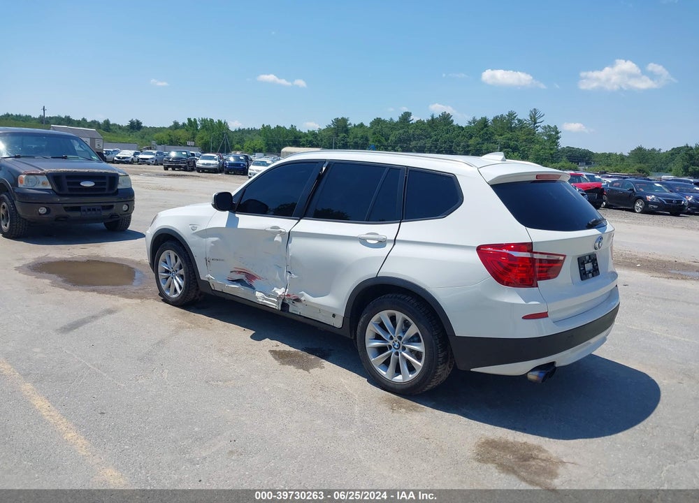 2013 BMW X3 XDRIVE28I VIN: 5UXWX9C55D0A26912