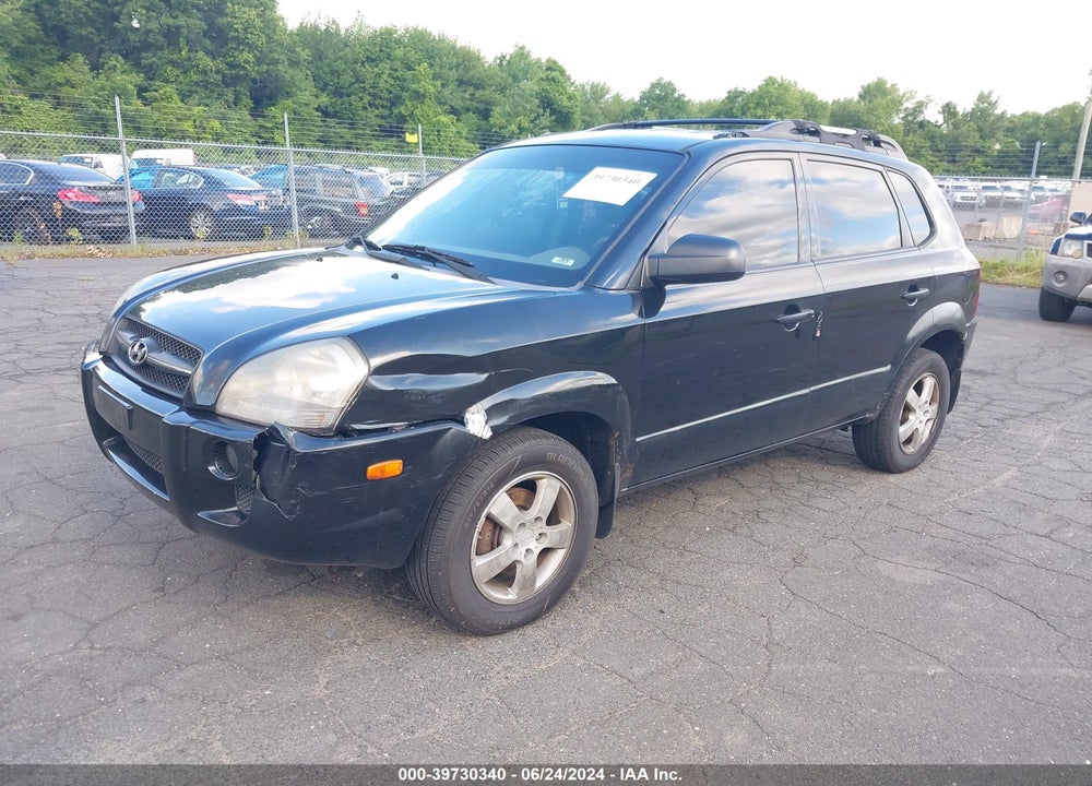 2008 HYUNDAI TUCSON GLS VIN: KM8JM12B28U859815
