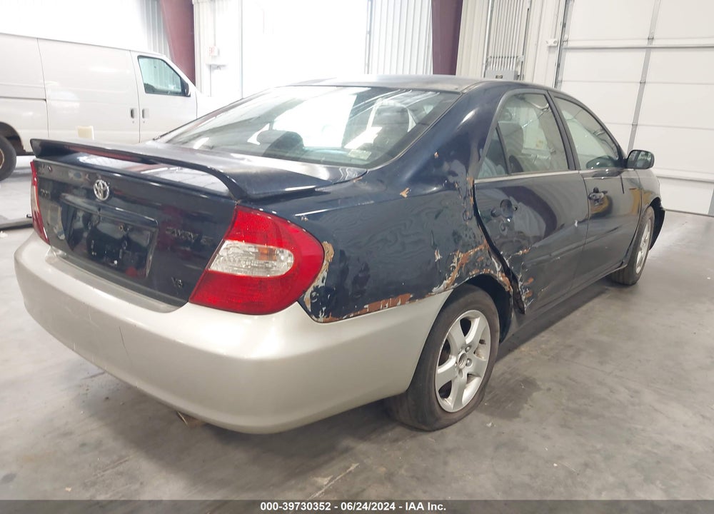 2004 TOYOTA CAMRY SE V6 VIN: 4T1BA32K34U500718