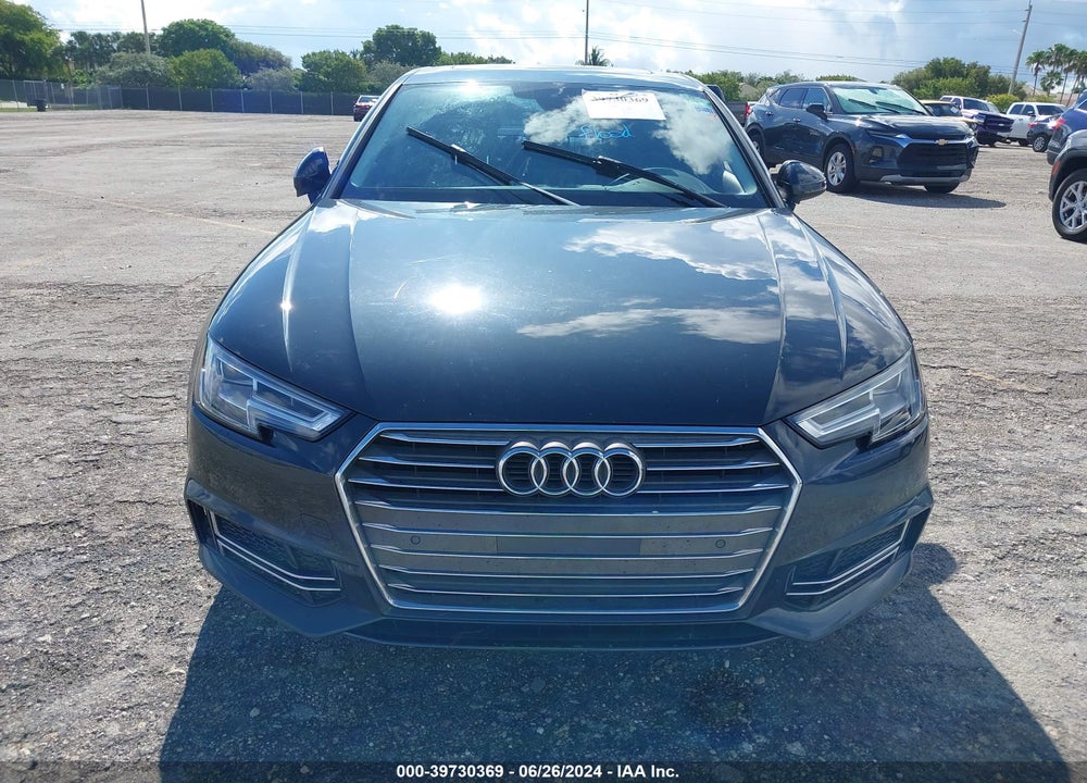 2017 AUDI A4 2.0T PREMIUM VIN: WAULNAF40HA046283