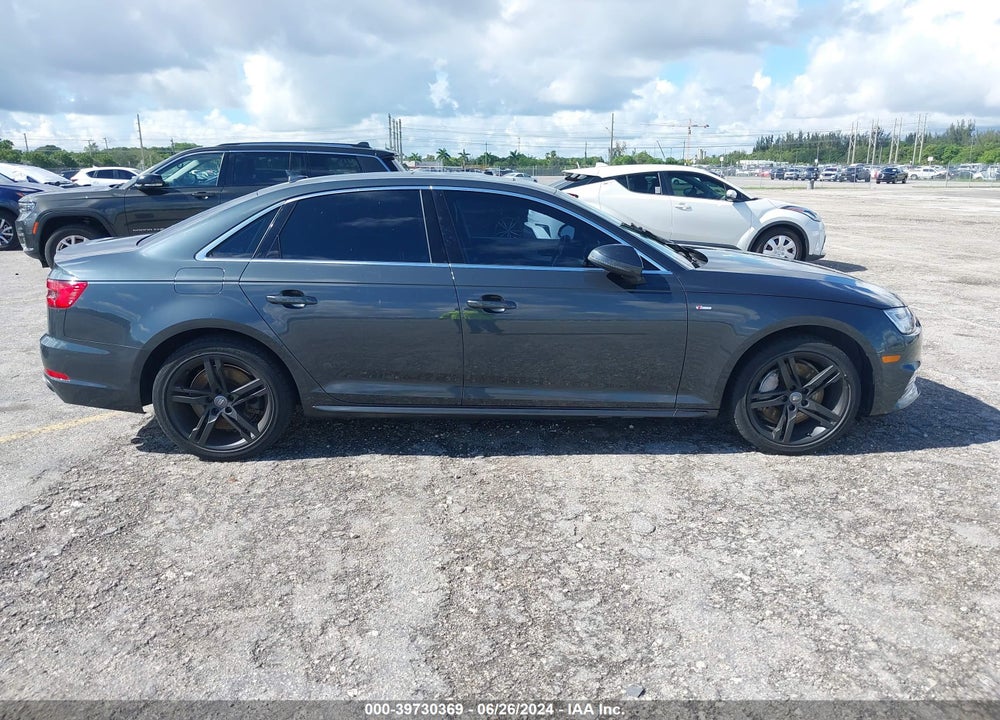 2017 AUDI A4 2.0T PREMIUM VIN: WAULNAF40HA046283