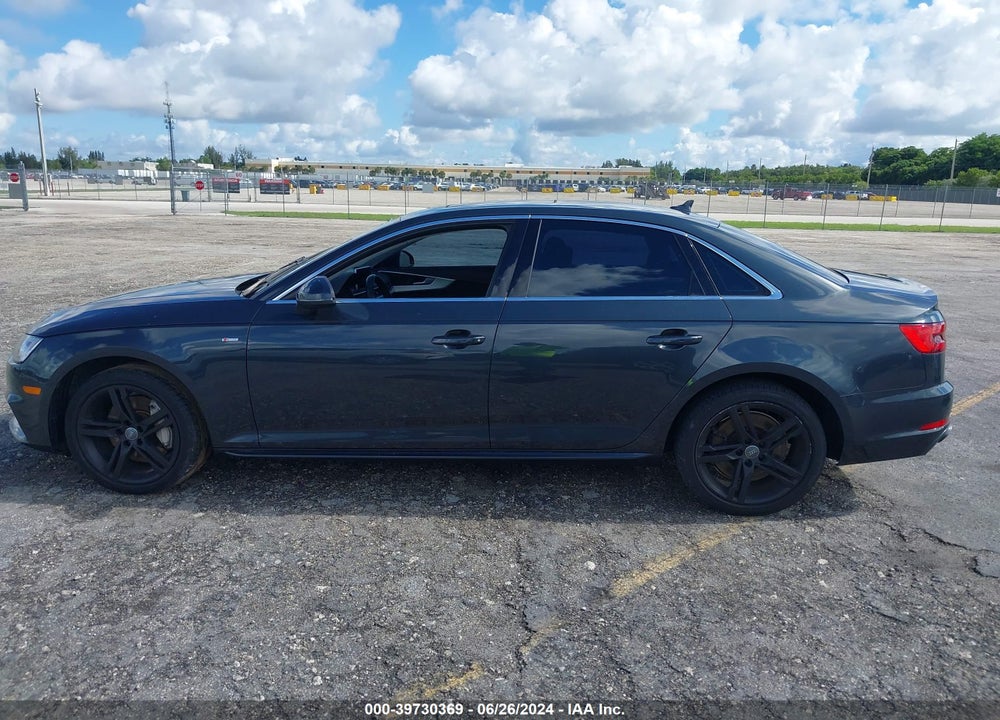 2017 AUDI A4 2.0T PREMIUM VIN: WAULNAF40HA046283