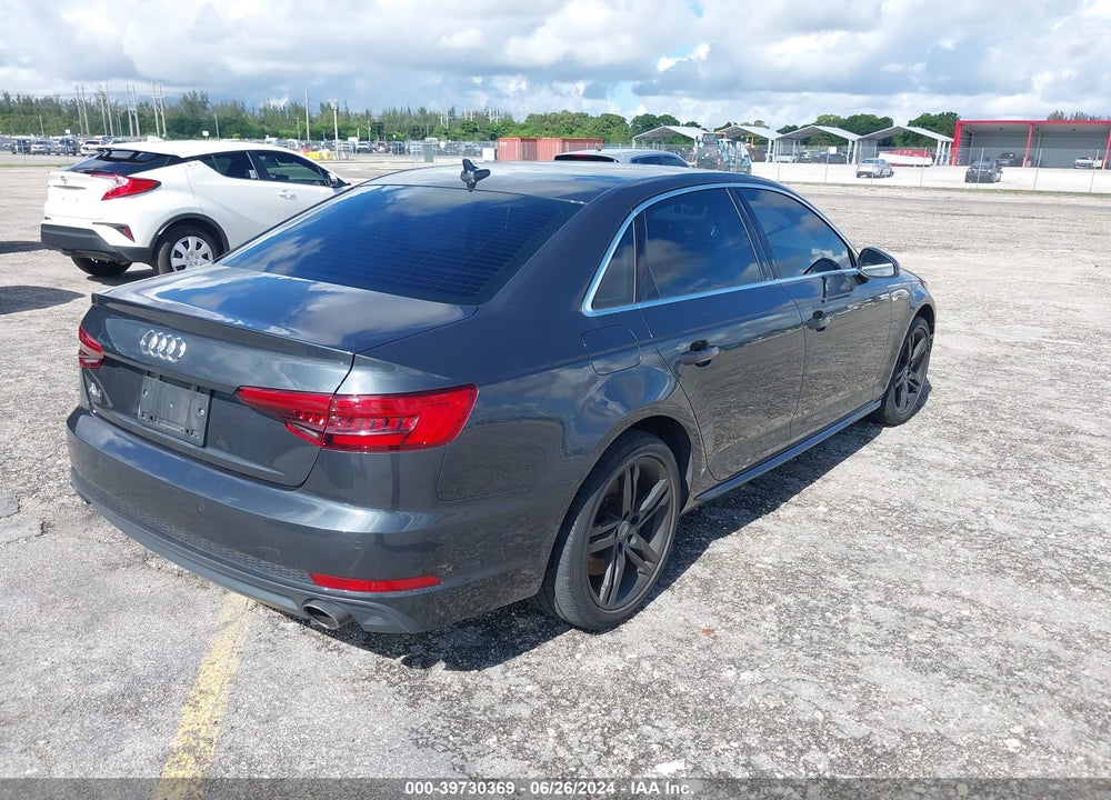 2017 AUDI A4 2.0T PREMIUM VIN: WAULNAF40HA046283