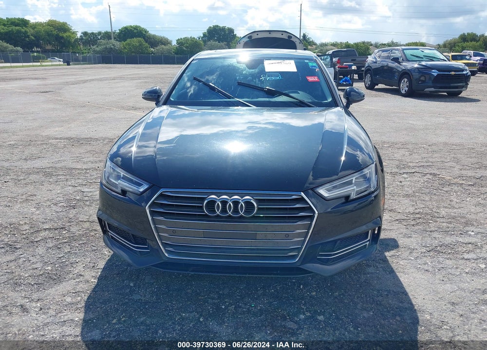 2017 AUDI A4 2.0T PREMIUM VIN: WAULNAF40HA046283