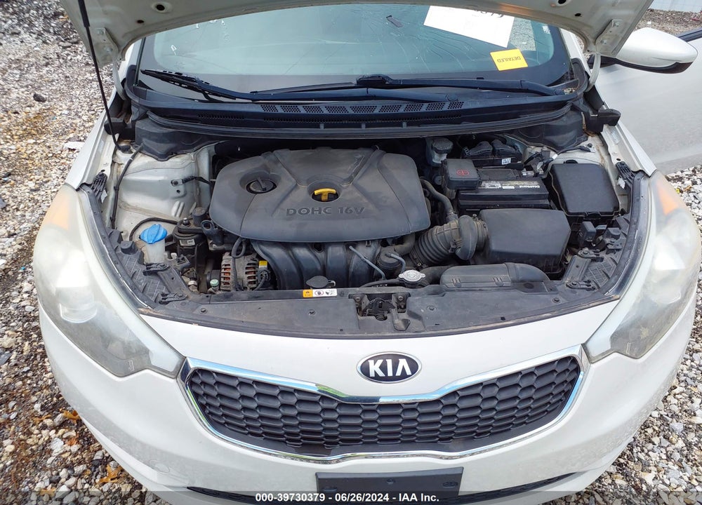 2014 KIA FORTE LX VIN: KNAFK4A64E5092607