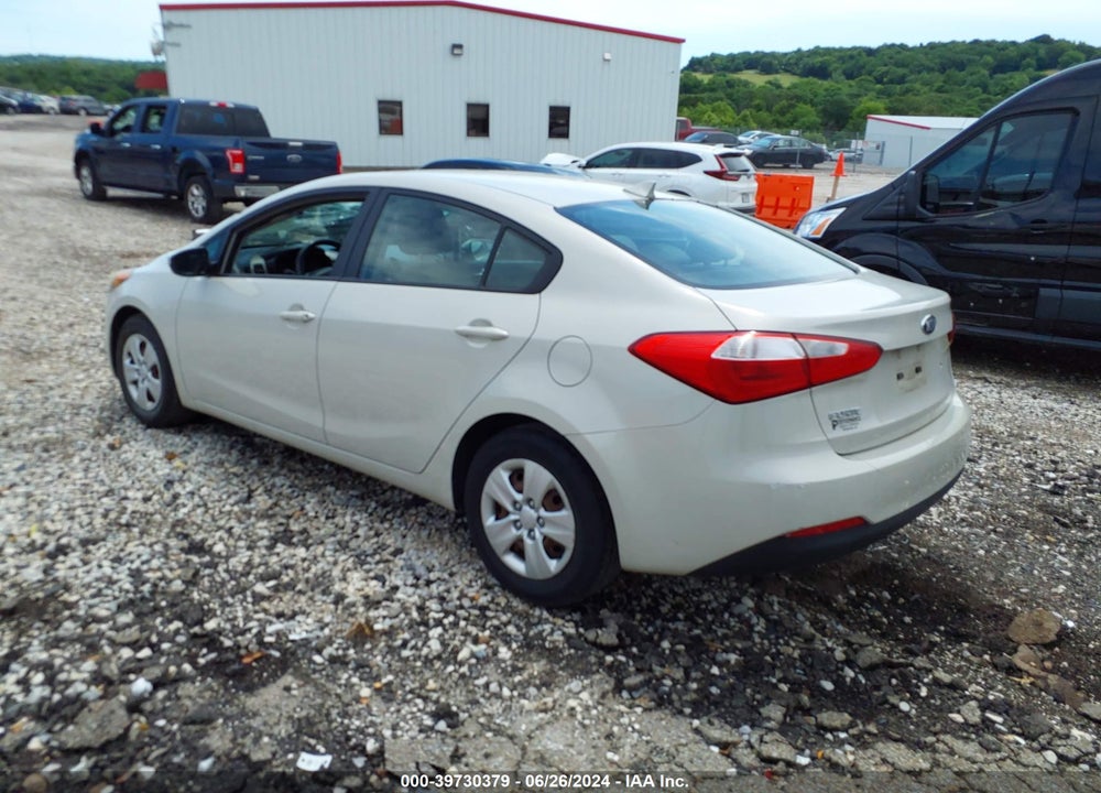 2014 KIA FORTE LX VIN: KNAFK4A64E5092607