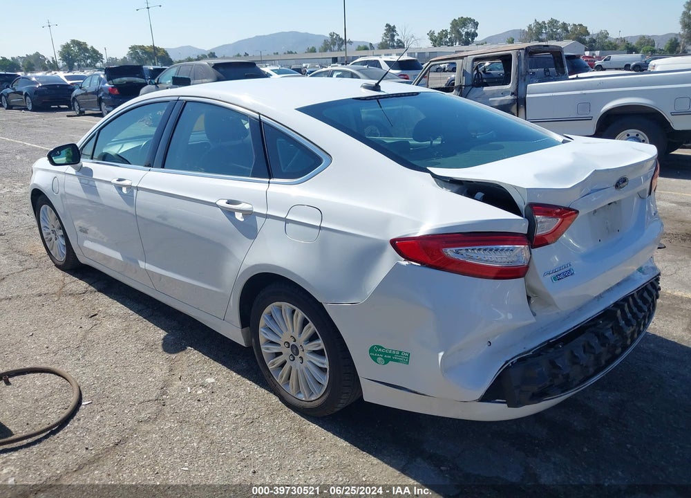 2016 FORD FUSION ENERGI SE LUXURY VIN: 3FA6P0PU9GR166144