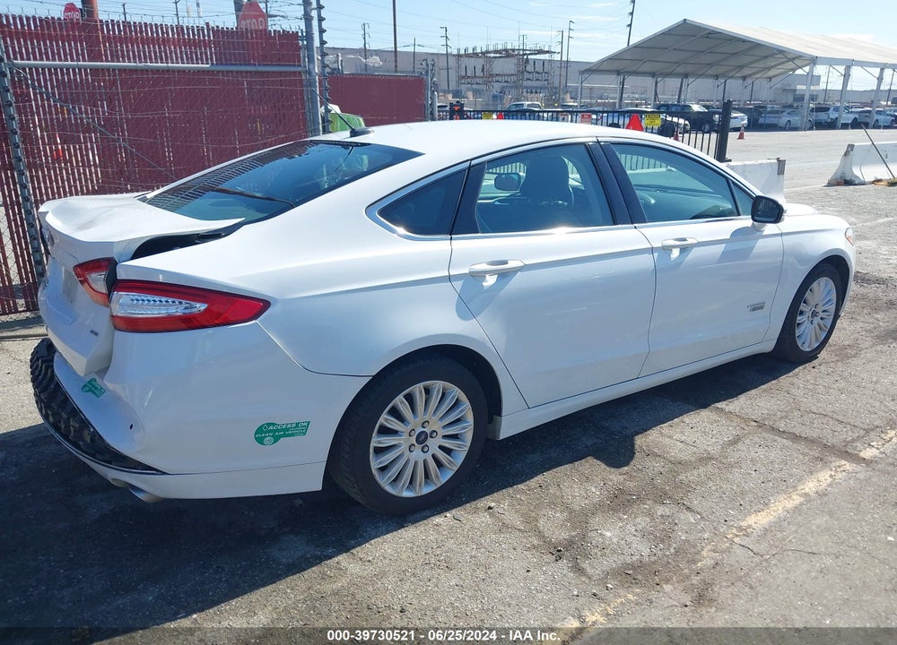 2016 FORD FUSION ENERGI SE LUXURY VIN: 3FA6P0PU9GR166144