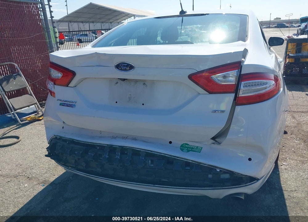 2016 FORD FUSION ENERGI SE LUXURY VIN: 3FA6P0PU9GR166144